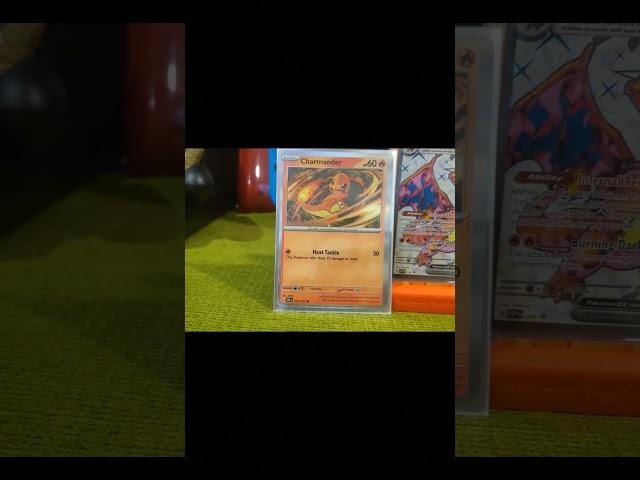 chariard ex pokemon card + charmander & charmeleon holo #pokemon