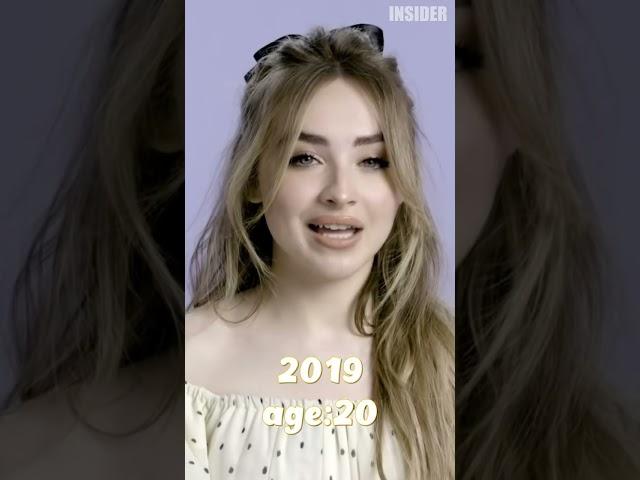 Evolution Sabrina Carpenter #shorts #evolution #sabrinacarpenter