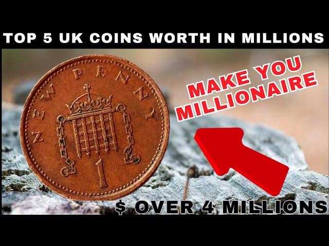 Most 5 Ultra UK Pennies Worth in Big Money: Rare Pennies to Look For!