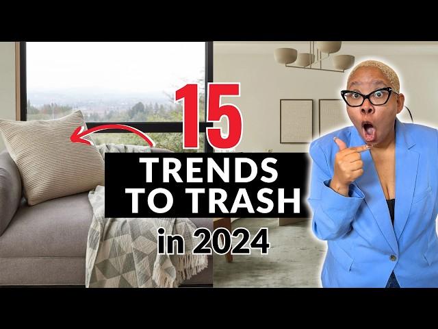 The 15 MOST HATED Interior Design Trends in 2024! Avoid These Trends at ALL COSTS!!!!