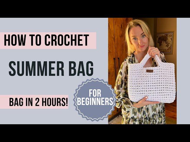 Crochet ideas - Crochet bag pattern FREE - Crochet for beginners