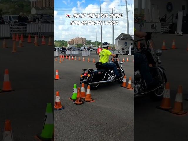 Jun Ho Kim 1st Place novice speed run at the Nova Motorcycle Rodeo #novarodeo