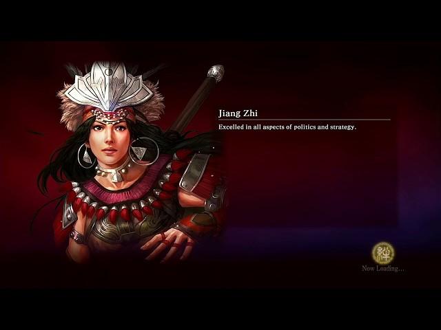 ROTK 13 - One Woman Army! Jiang Zhi vs. All of China! Part 1 Expert mode, No Alliance