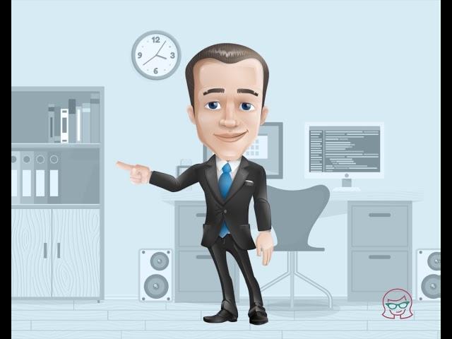 Adobe Character Animator Puppet Template - Jim the Business Icon, design by GraphicMama