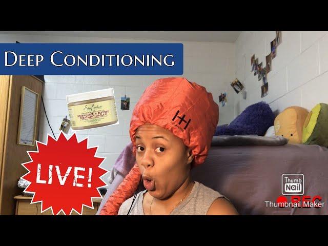 DEEP CONDITIONING MY NATURAL HAIR | Ellenmarie