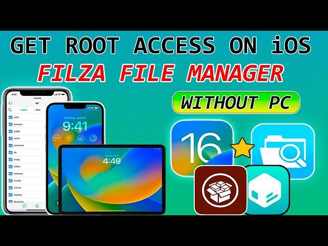  Install Filza File Manager iOS 16.7/15.7.9 Without PC/Computer on iPhone/iPad With Cydia/Sileo