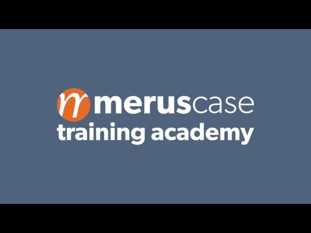 MerusCase Training Academy | How to Submit & Track Vocational Rehab Referrals