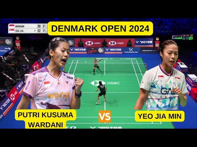 PUTRI KUSUMA WARDANI (INA) VS YEO JIA MIN (SIN) | DENMARK OPEN 2024