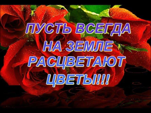 Пусть Всегда на Земле Расцветают Цветы!  Песня- МОЛИТВА.