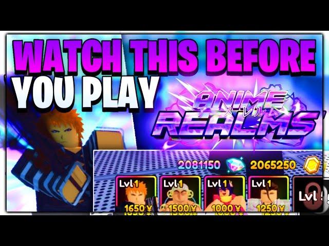 WATCH THIS BEFORE YOU PLAY ANIME REALMS | IS IT GOOD?