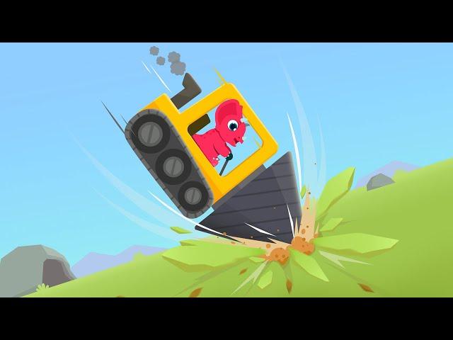 Dinosaur Digger 2  - Truck ，Dinosaur Games For Kids | Kids Learning | Kids Games | Yateland