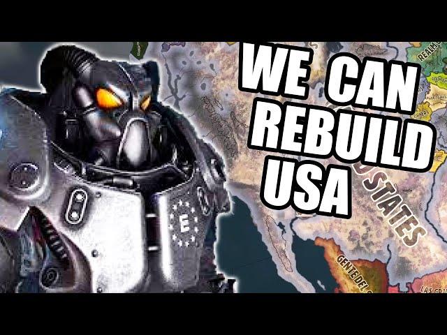 Enclave Rebuilds USA in HoI4 Old World Blues