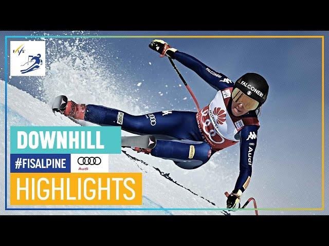 Goggia wins third straight Downhill | Women's Downhill | Crans Montana | FIS Alpine