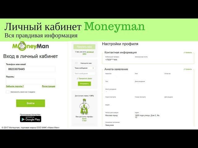 Манимен личный кабинет