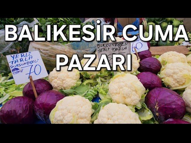 Balıkesir Cuma Pazarı  - 6 Aralık 2024 - #turkey #viralvideo #keşfet #pazar #bazaar #vlog