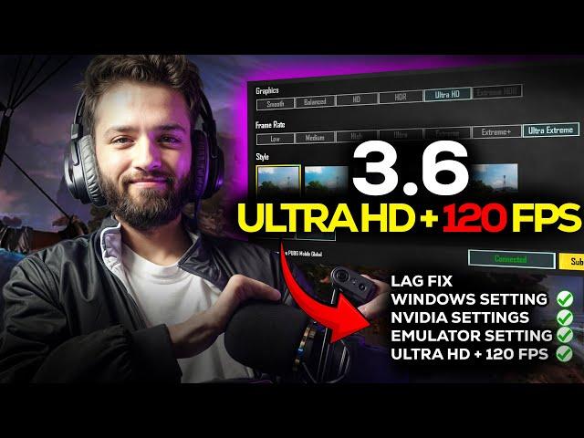 NEW EMULATOR DETAILED LAG FIX SETTING | NEW  TOOL FOR EMULATOR NO BAN | ULTRA HD