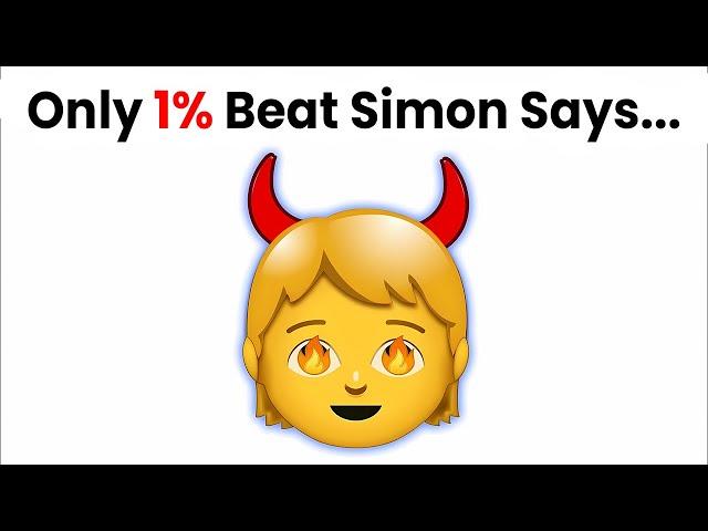 99% can't beat me in Simon says