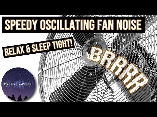 GREAT OSCILLATING FAN NOISE FOR SLEEPING  | BLACK SCREEN - 10 HOURS