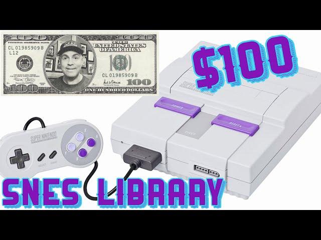 100 Dollar SNES Collection Challenge | Building a SNES Library for a hundo | $100 challenge ￼