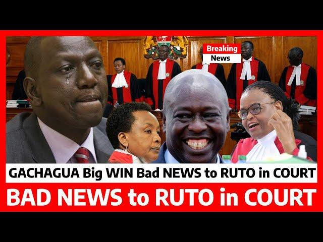 Ruto Kwisha‼️BAD NEWS to RUTO in COURT now ACCUSED of DISOBEYING Orders Against GACHAGUA impeachment