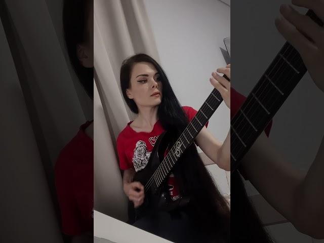 Cannibal Corpse - I come blood #guitarcover  by Elena Verrier