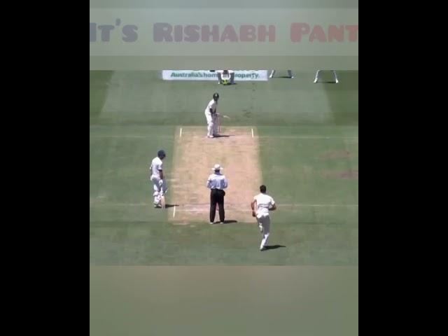 Rishab pant vs mitchel starck #shorts