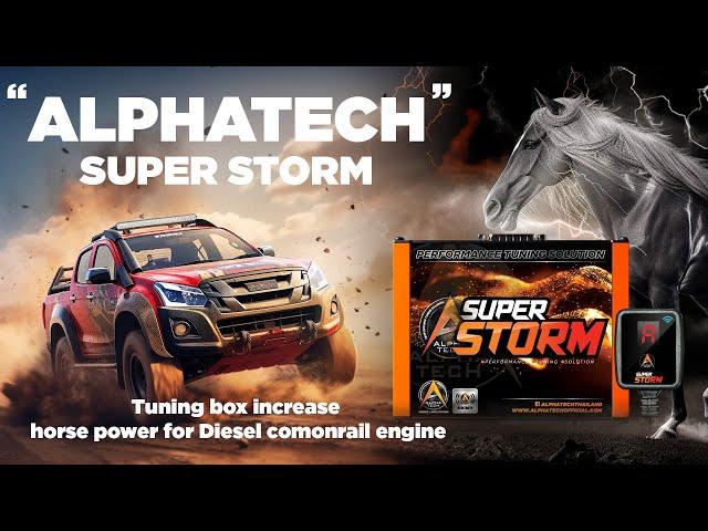 ALPHATECH SUPER STORM Tuning box increase horse power for Diesel comonrail engine