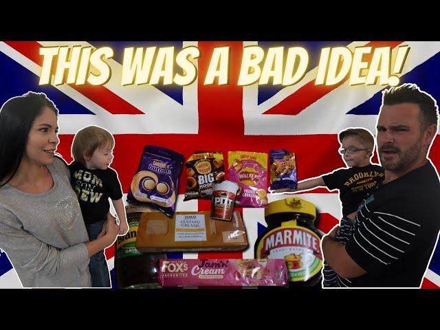 AMERICANS TRY BRITISH SNACKS WITH THEIR KIDS...AND REGRETS IT!!