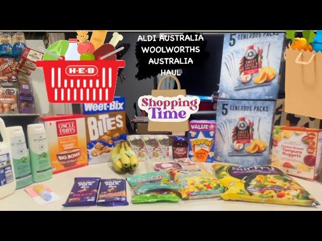 Australian Grocery Haul.. Woolworths Australia & Aldi Australia