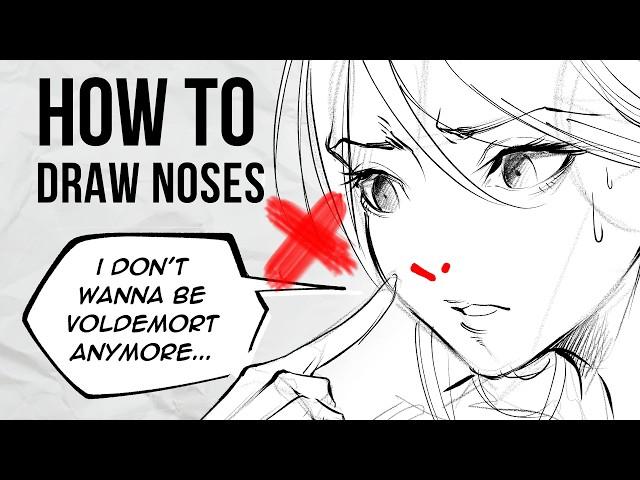 How (NOT) to draw Noses | Tutorial for Beginners | Drawlikeasir