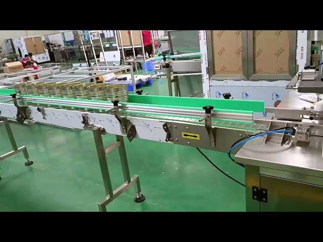 metal cans sterlizing liquid filling canning line