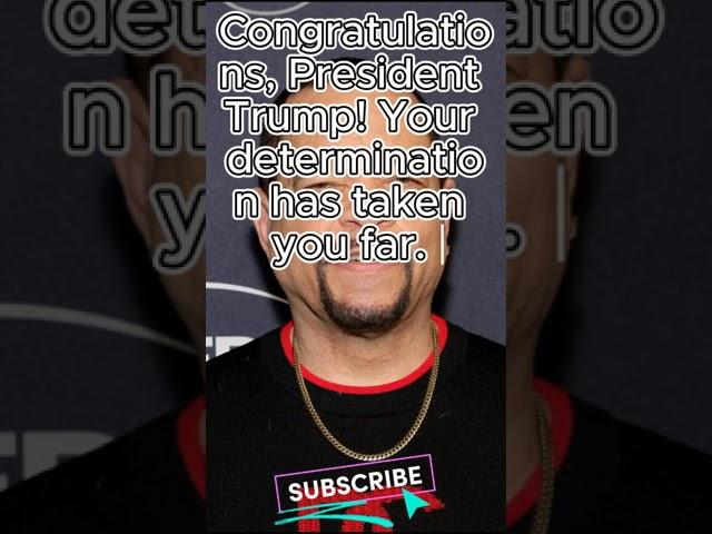 Ice-T Congratulates Donald Trump on His 2024 Victory