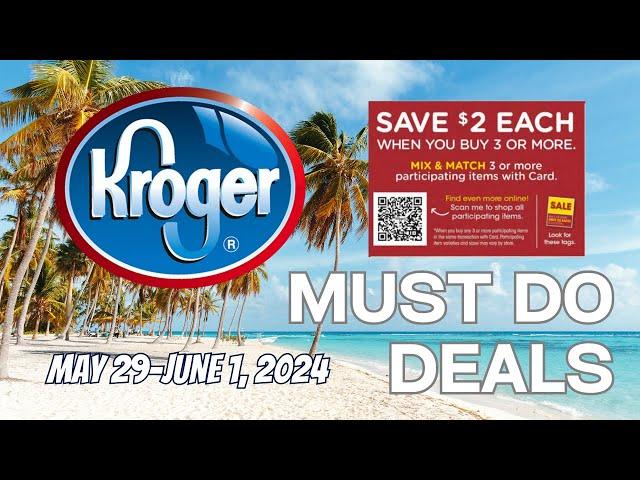 *3 FREEBIES* Kroger MUST DO Deals for 5/29-6/4 | NEW MEGA SALE, Self-Care Event & More