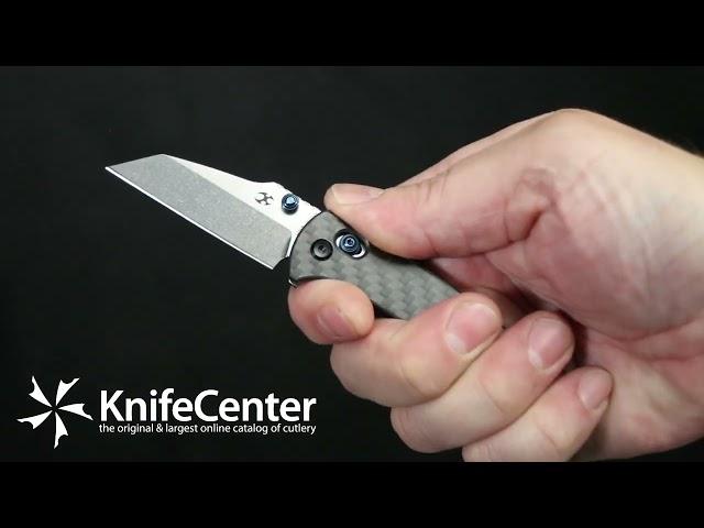 Kansept Knives Dirk Pinkerton Little Main Street Crossbar Lock Folding Knife