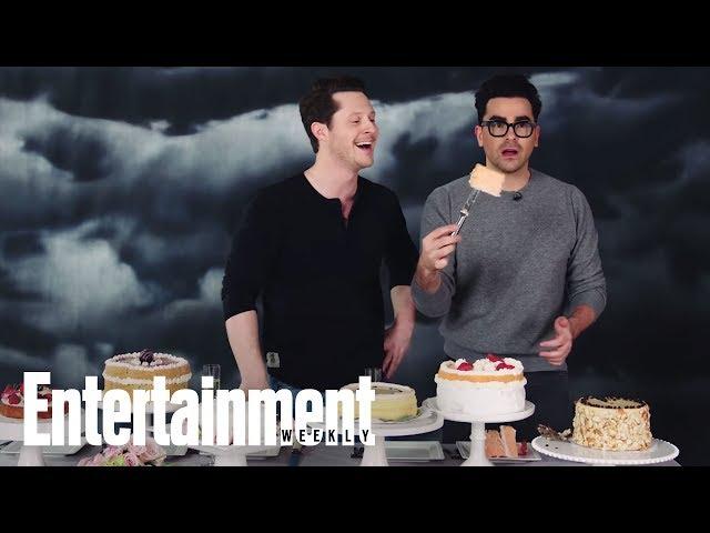 The Great 'Schitt's Creek' Cake-Off: Dan Levy & Noah Reid Judge Wedding Cakes | Entertainment Weekly