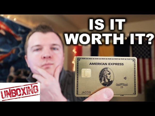 AmEx Gold Card Unboxing + Review -- Worth $250?