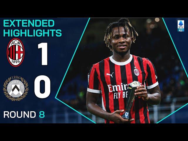 MILAN-UDINESE 1-0 | EXTENDED HIGHLIGHTS | SERIE A 2024/25