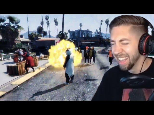 Kebun Reacts to Omie's POV of Mr. K RPG's GSF Block Party | NoPixel GTA RP