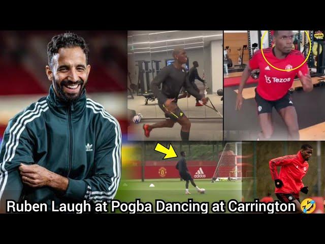 Ruben Amorim's First Training | Paul Pogba Dance in training Manchester United training ground