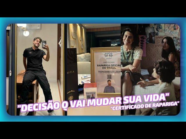 ALVARO GANHOU UM CERTIFICADO • TOMOU UMA DECISÃO Q VAI MUDAR SUA VIDA