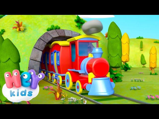 Train Song for Kids  | HeyKids Nursery Rhymes | Animaj Kids