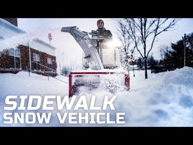 The Most Capable Sidewalk Snow Stander