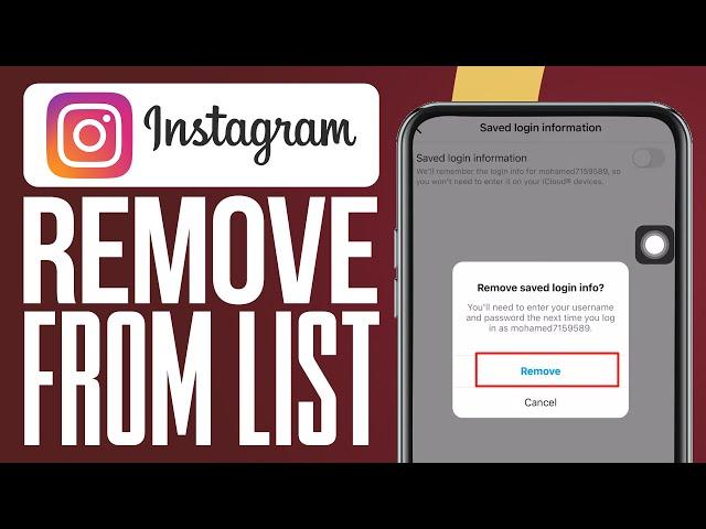 How to Remove an Instagram Account from Your Account List (Updated 2025)