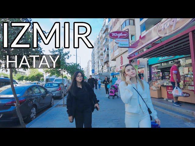 Explore İzmir's Hatay Like a Local: Streets & Public Market in 2024  (4K Walk)