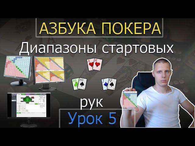Азбука покера. Урок 5  Диапазоны стартовых рук