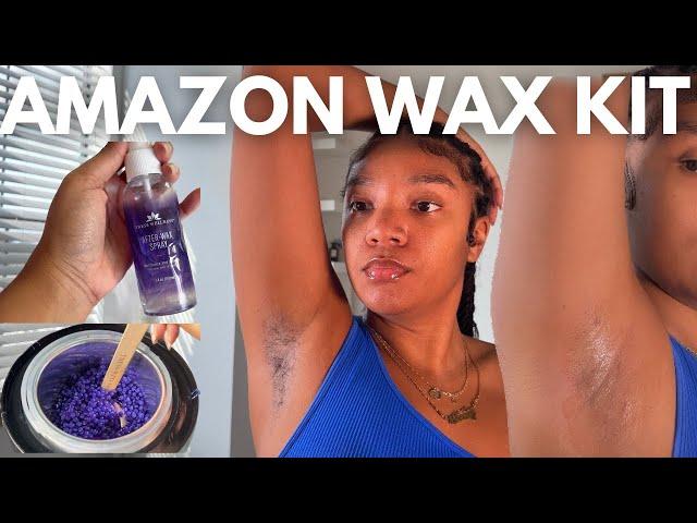 The best Amazon Wax from-home kit - wax underarm tutorial - Tress Wellness