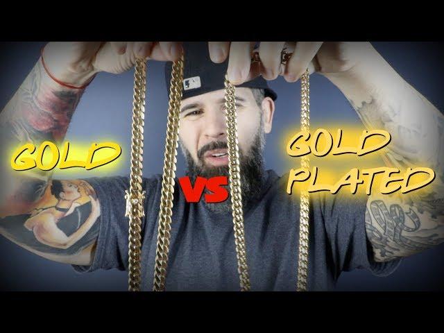 14K Gold VS 14K Gold Plated Miami Cuban Link | Side By Side Comparisons