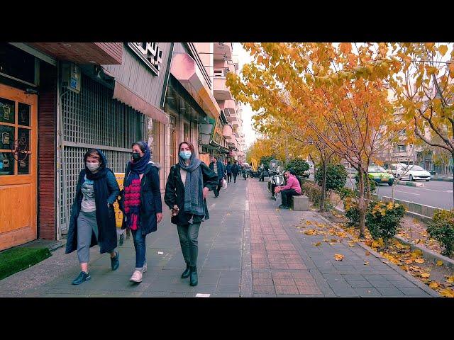 TEHRAN - Walking from Enghelab St. to Bazaar / تهران - خ انقلاب و بازار