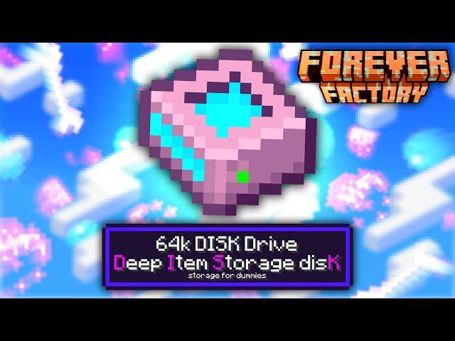 Minecraft Forever Factory | EASY AE2 DISK DRIVES & AUTOCRAFTING! #13 [Factory Questing Modpack]