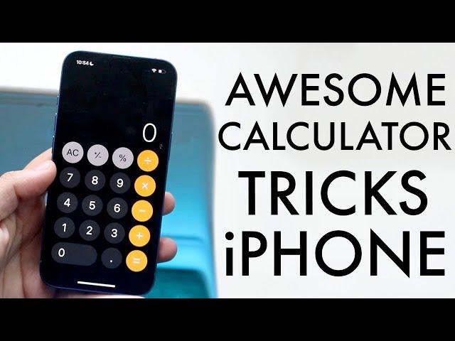 Awesome iPhone Calculator Tricks & Tips!